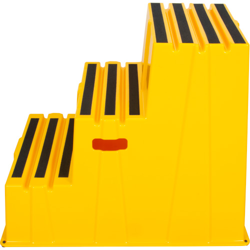 Escabeau industriel, 3 marches, 34-13/16" x 22-7/16" x Hauteur 28-1/2" Auto Electric Service Ltd.