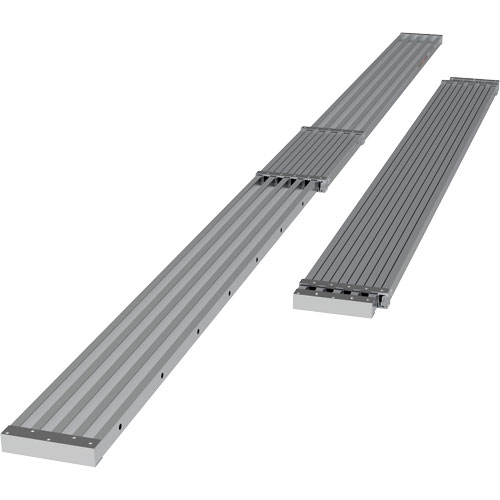 Planche de travail t&eacute;lescopique, 204" la x 12" pr, Capacit&eacute; de 250 lb, D&eacute;mont&eacute; Auto Electric Service Ltd.