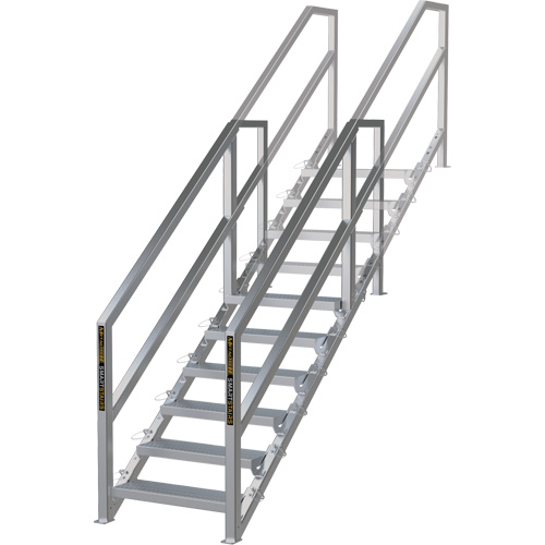 Syst&egrave;me d'escalier modulaire pour la construction de 6-10 marches SmartStairs, 75" ha Auto Electric Service Ltd.