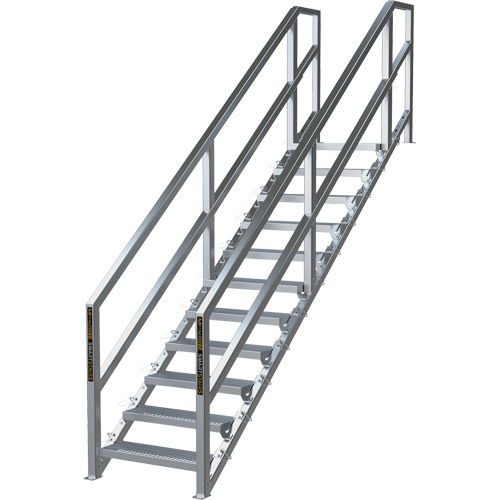 Syst&egrave;me d'escalier modulaire pour la construction de 11-16 marches SmartStairs, 120" ha Auto Electric Service Ltd.