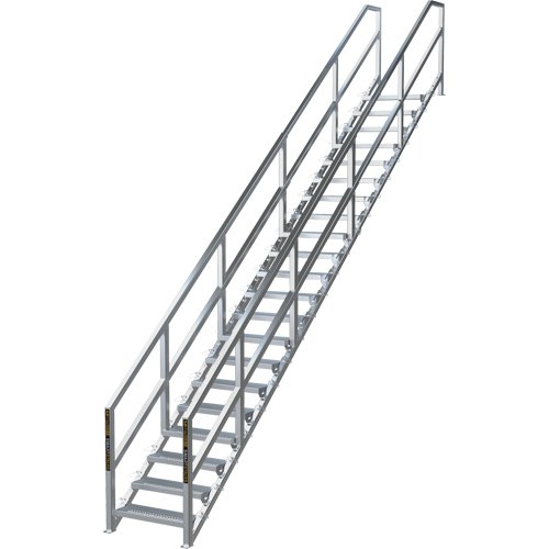 Syst&egrave;me d'escalier modulaire pour la construction de 17-21 marches SmartStairs, 157-1/2" ha Auto Electric Service Ltd.