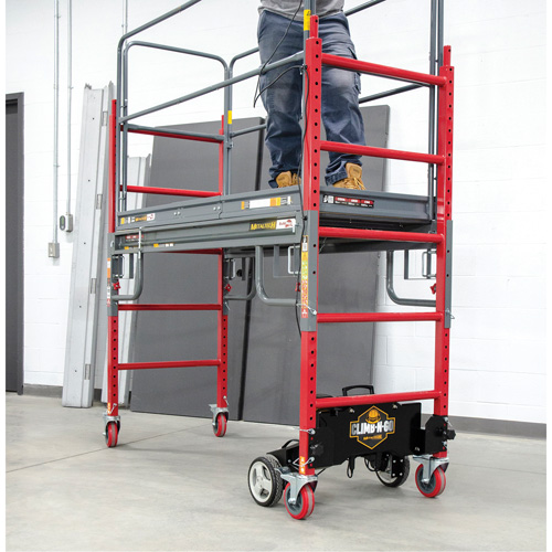 Complete Motorized Buildman 6' Baker Scaffold Kit, 31" D x 118-3/4" H Auto Electric Service Ltd.