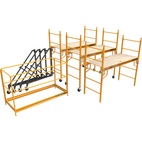 Trousse compl&egrave;te de tour d'&eacute;chafaudage pour cloison s&egrave;che de 18', 122" p x 236" h Auto Electric Service Ltd.