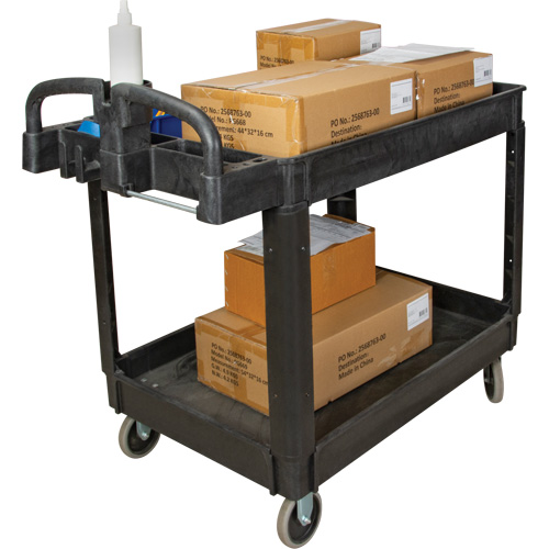 Chariot utilitaire, 2 tiers, 25-5/8" x 33-1/2" x 43-3/4", Capacit&eacute; 550 lb Auto Electric Service Ltd.