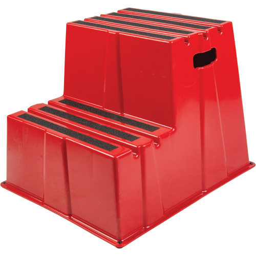 Escabeau industriel, 2 marches, 26" x 22-7/16" x Hauteur 19-11/16" Auto Electric Service Ltd.