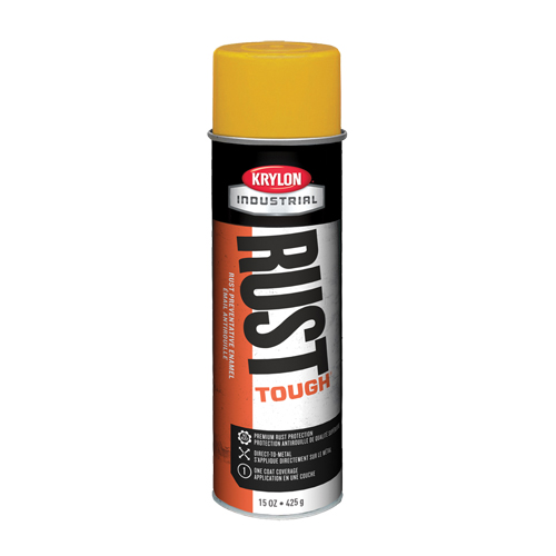 Rust Tough&reg; Acrylic Alkyd Enamels, Federal Safety Railing Yellow, Gloss, 15 oz., Aerosol Can Auto Electric Service Ltd.
