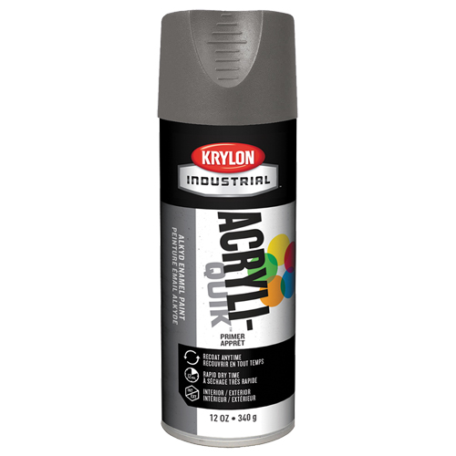 Laque industrielle Acryli-Quik, Gris, Tr&egrave;s mat, 12 oz, Canette a&eacute;rosol Auto Electric Service Ltd.
