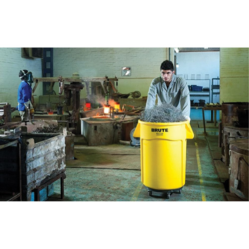 Chariot &agrave; visser Brute, Poly&eacute;thyl&egrave;ne, Noir, Convient aux contenants 20 - 55 US gal. Auto Electric Service Ltd.