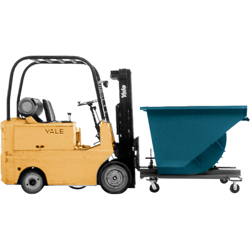 Conteneur autobasculeur, Acier, 3 vg³, Bleu Auto Electric Service Ltd.