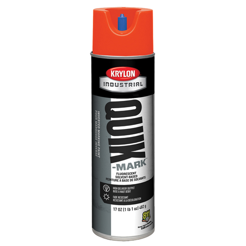 Peinture de marquage industrielle invers&eacute;e &agrave; base de solvant Quik-Mark, 17 oz, Canette a&eacute;rosol Auto Electric Service Ltd.