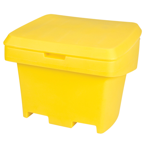 Heavy-Duty Outdoor Salt and Sand Storage Container, 30" x 24" x 24", 5.5 cu. Ft., Yellow Auto Electric Service Ltd.