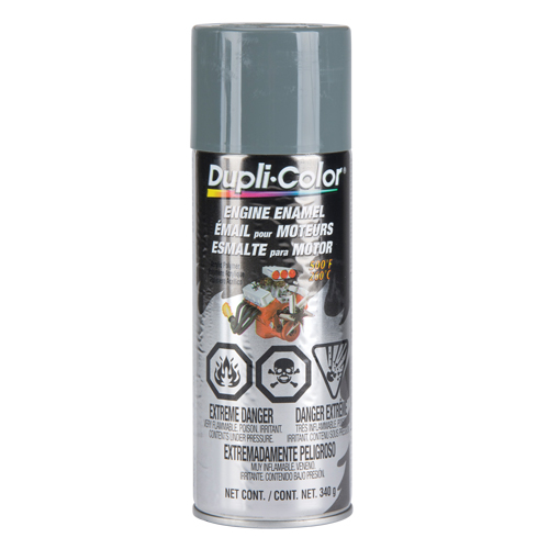 Engine Enamel Paint with Ceramic, New Ford Grey, Gloss, 12 oz., Aerosol Can Auto Electric Service Ltd.
