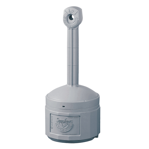 Smokers Cease-Fire&reg; Cigarette Butt Receptacle, Free-Standing, Plastic, 4 US gal. Capacity, 38-1/2" Height Auto Electric Service Ltd.