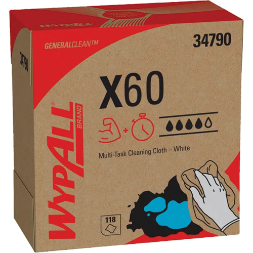 WypAll&reg; X60 Wipers, All-Purpose, 16-3/4" L x 8-3/8" W Auto Electric Service Ltd.
