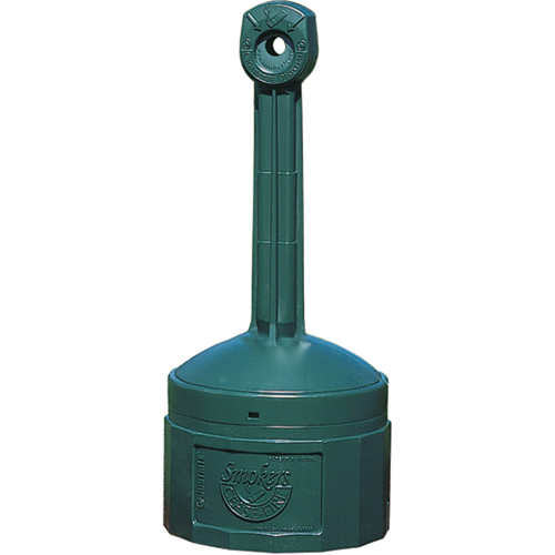 Smokers Cease-Fire&reg; Cigarette Butt Receptacle, Free-Standing, Plastic, 4 US gal. Capacity, 38-1/2" Height Auto Electric Service Ltd.