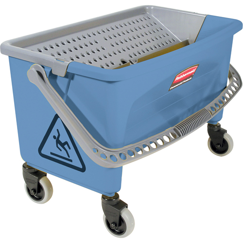 Seau pour vadrouille de finition en microfibres, Capacit&eacute; de 10.75 gal. US (43 pintes), Bleu Auto Electric Service Ltd.