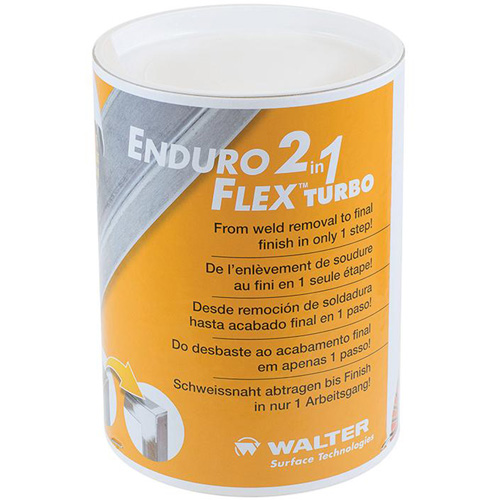 ENDURO-FLEX 2-IN-1 Turbo Finishing Disc, 5" x 5/8"-11, Type 27, Fine Grit, Aluminum Oxide Auto Electric Service Ltd.