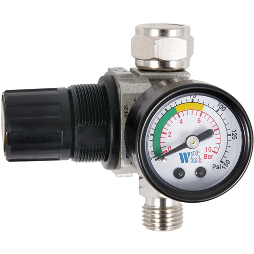 Air Dial Regulator with Gauge for Spray Gun, 1/4" NPT, 135 PSI Max. PSI, Standard Auto Electric Service Ltd.