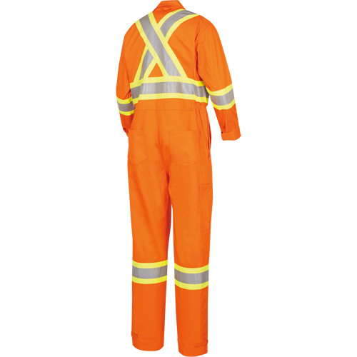 5555 Combinaison de s&eacute;curit&eacute; &agrave; haute visibilit&eacute; ignifuge et anti-arcs &eacute;lectriques, Taille 36, Orange haute visibilit&eacute;, 11 cal/cm² Auto Electric Service Ltd.