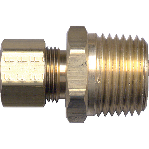 Male Pipe Connector, 3/16" x 1/8" Dia, Brass Auto Electric Service Ltd.