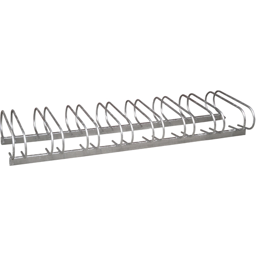 Style Bicycle Rack, Galvanized Steel, 8 Bike Capacity Auto Electric Service Ltd.