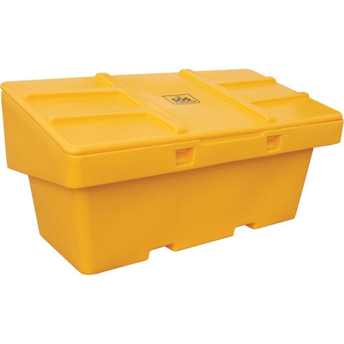 Salt Sand Container SOS, With Hasp, 72" x 36" x 36", 36 cu. Ft., Yellow Auto Electric Service Ltd.