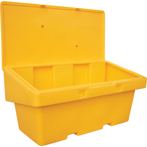 Salt Sand Container SOS, With Hasp, 72" x 36" x 36", 36 cu. Ft., Yellow Auto Electric Service Ltd.
