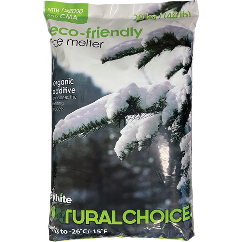 Produits de d&eacute;glaçage Natural Choice, Sac, 44 lb(20 kg), Point de fonte -26°C (-14,8°F) Auto Electric Service Ltd.