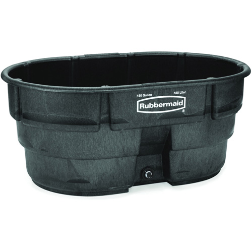 Stock Tank, 39" D x 58" W x 25" H, 1200 lbs. Capacity, Black Auto Electric Service Ltd.