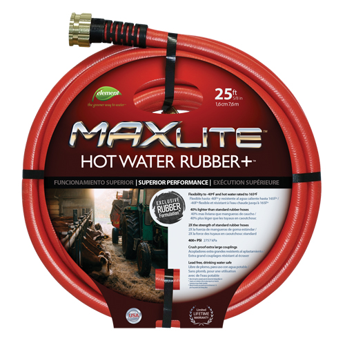 Hot Water Hose, Rubber, 5/8" dia. x 25' L Auto Electric Service Ltd.