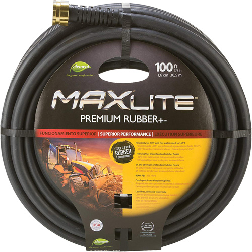 Commercial Duty Hoses, Rubber, 5/8" dia. x 100' Auto Electric Service Ltd.