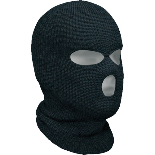 Classic 3-Hole Balaclava, Acrylic, Black Auto Electric Service Ltd.