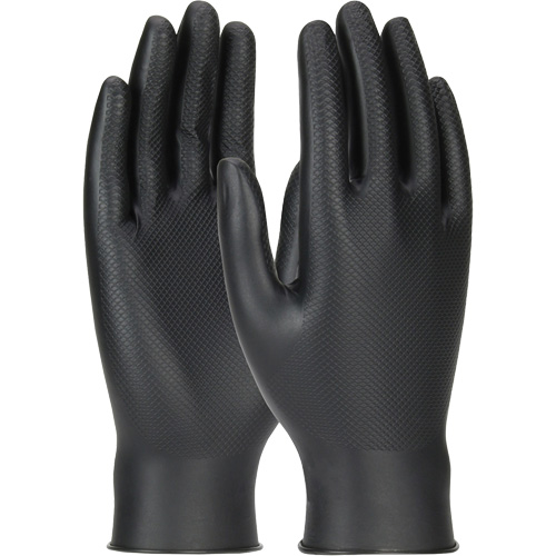 Grippaz Skins Ambidextrous Disposable Gloves, Large, Nitrile, 6-mil, Powder-Free, Black Auto Electric Service Ltd.