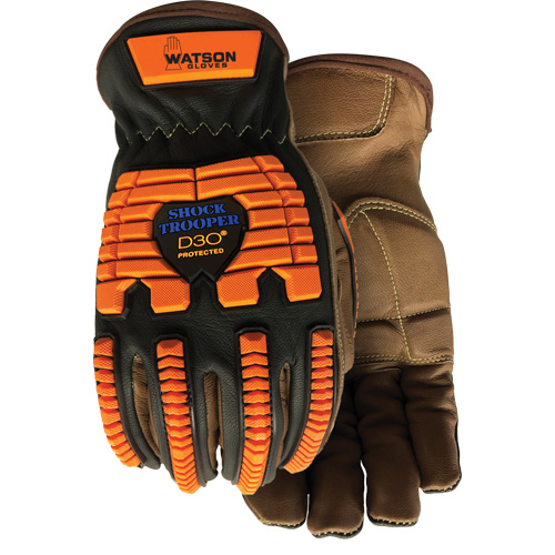 Drill Sergeant Impact Gloves, Large, Grain Leather Palm, Slip-On Cuff Auto Electric Service Ltd.