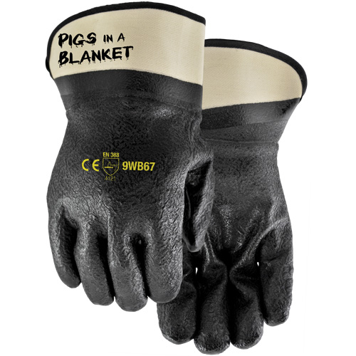 Pigs in a Blanket Coated Gloves, One Size, PVC/Nitrile Coating Auto Electric Service Ltd.