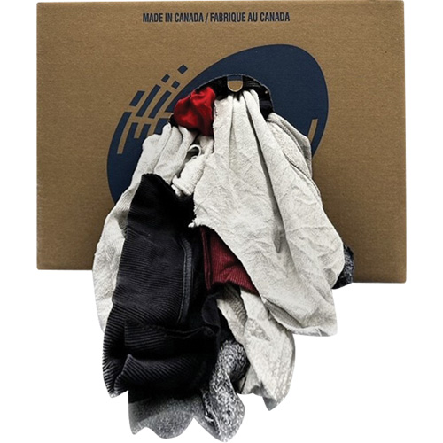 Western Wiper Rags Box, Fleece, Mix Colours, 20 lbs. Auto Electric Service Ltd.