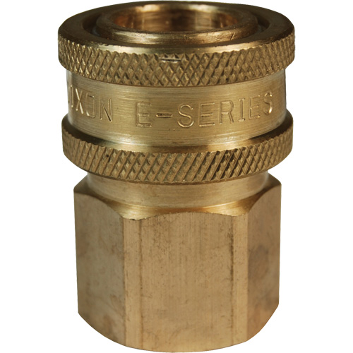 DQC E-Series Straight-Through Interchange Coupler, Brass, 3/4", Female NPTF, 1700 PSI Auto Electric Service Ltd.