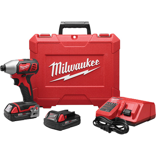 Trousse de tournevis &agrave; percussion hexagonal M18, 1/4", 1500 lb-po Couple max., 18 V, Lithium-ion Auto Electric Service Ltd.