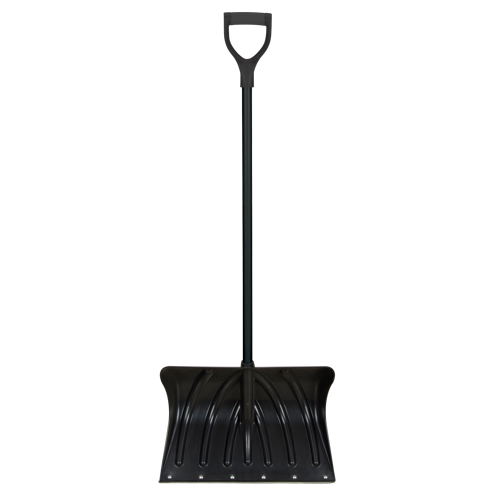 Poly Snow Shovel with Steel Wear Strip, Polypropylene Blade, 19-3/4" Wide, D-Grip Handle, Wearstrip Included Auto Electric Service Ltd.