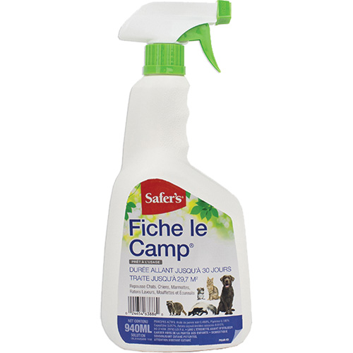 R&eacute;pulsif liquide contre les animaux Fiche le camp Auto Electric Service Ltd.