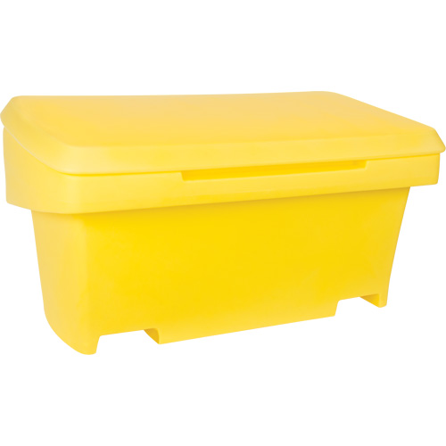 Heavy-Duty Outdoor Salt and Sand Storage Container, 24" x 48" x 24", 10 cu. Ft., Yellow Auto Electric Service Ltd.
