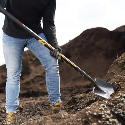 Pro Square Point Shovel, Fibreglass, Tempered Steel Blade, Straight Handle, 48" Long Auto Electric Service Ltd.