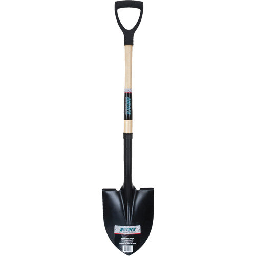 Round Point Shovel, Tempered Steel Blade, Hardwood, D-Grip Handle Auto Electric Service Ltd.