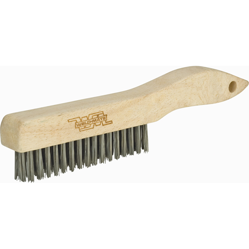 Brosses &agrave; gratter industrielles &agrave; manche en patin, Acier au carbone, 3 x 16 rangs de fils, Longueur 10-1/2" Auto Electric Service Ltd.