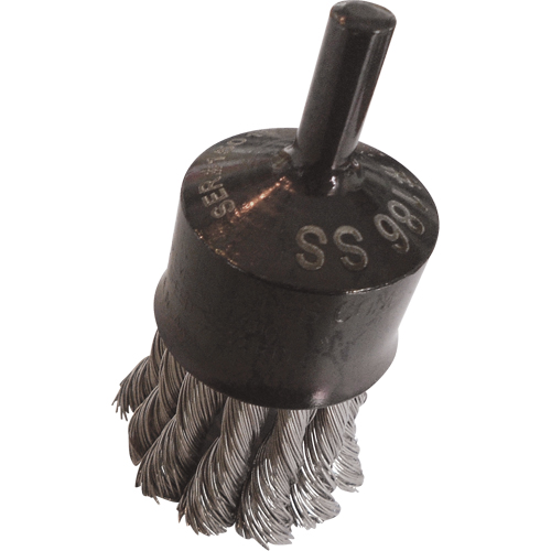 Knotted Wire End Brushes, 1" Dia., 0.014" Wire Dia., 1/4" Shank Auto Electric Service Ltd.