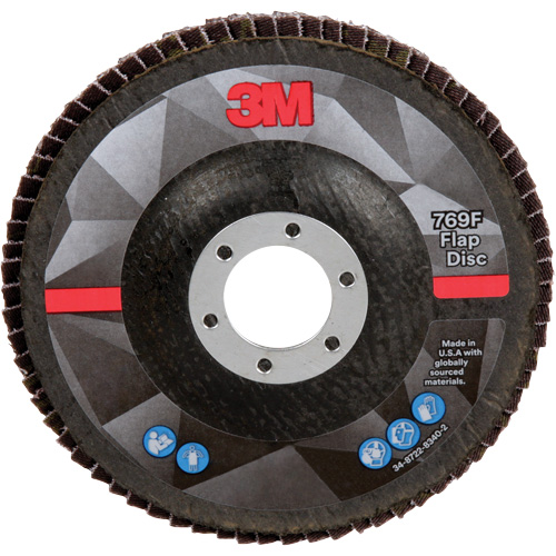 769F Quick Change Flap Disc, 5" x 7/8", Type 27, 40+ Grit, Ceramic Auto Electric Service Ltd.