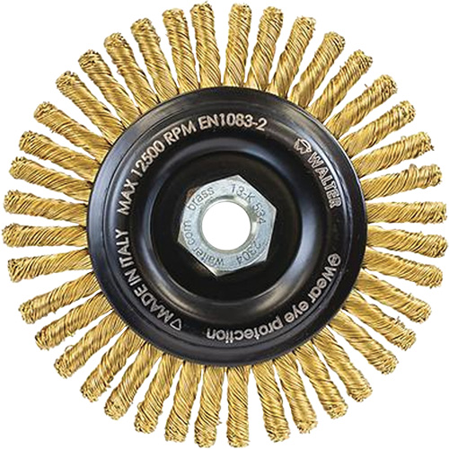 Spark-Free Brass Wire Wheel, 6" Dia. x 5/8"-11 Arbor Auto Electric Service Ltd.