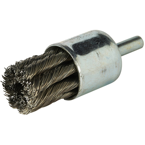 Brosse &agrave; fils nou&eacute;s avec moyeu, 3/4" dia. x 1/4" arbre Auto Electric Service Ltd.
