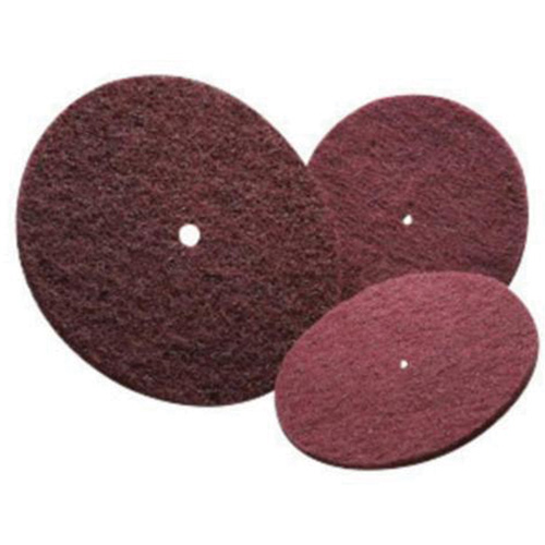 Disque non tiss&eacute; tr&egrave;s r&eacute;sistant Bear-Tex, 6" dia., Grain Tr&egrave;s fin, Oxyde d'aluminium Auto Electric Service Ltd.