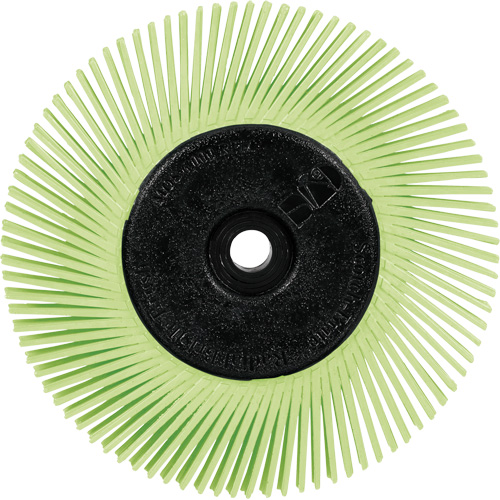 Scotch-Brite Type A Precision Radial Bristle Brush PN-RB with Adapter, Ceramic, 50+ Grit, 6" Dia. Auto Electric Service Ltd.